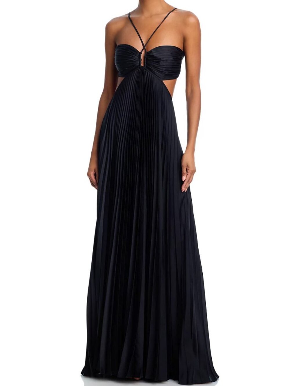 A.L.C. Moira Cutout Halter Dress